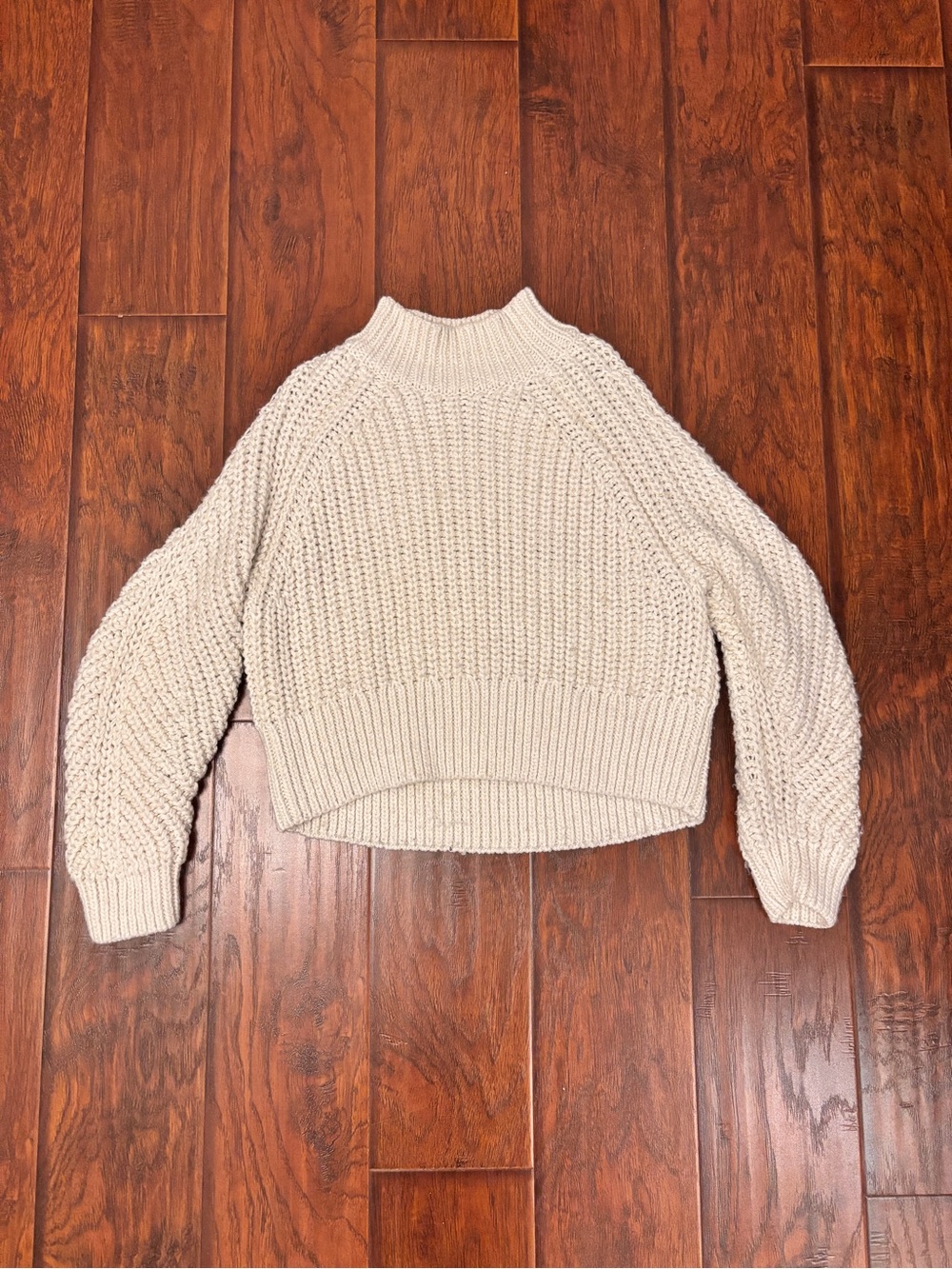 H&M Cream Cable Knit Sweater